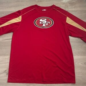 NFL Red and Gold Long Sleeve Shirt
